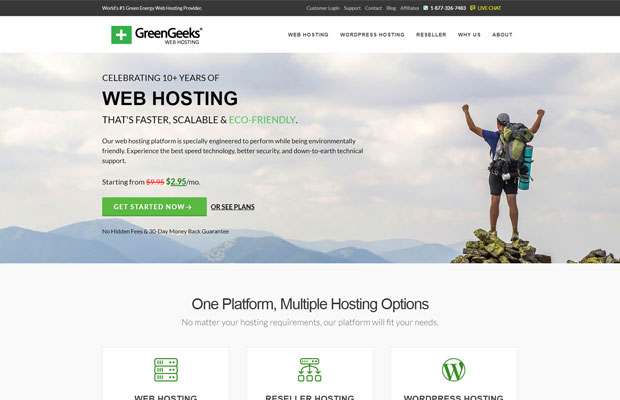 greengeeks Best Web Hosting For USA Websites